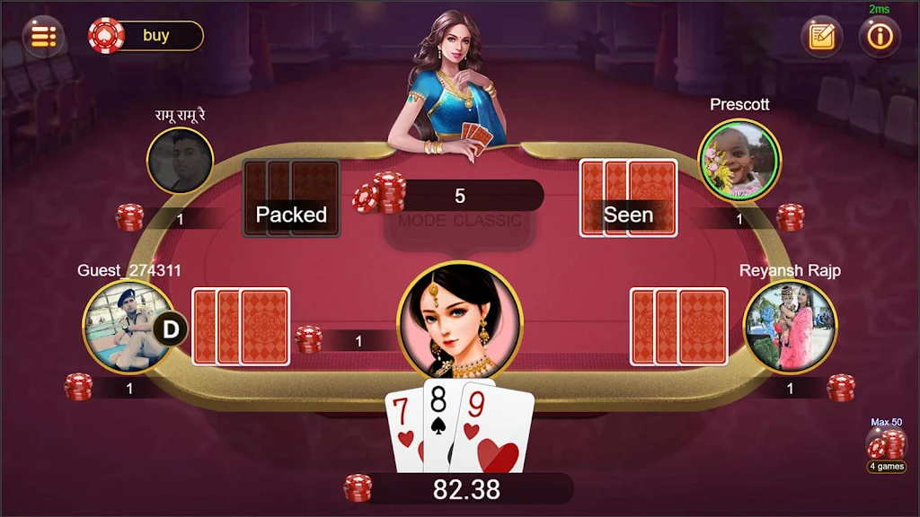 Teen Patti Moment स्क्रीनशॉट 2
