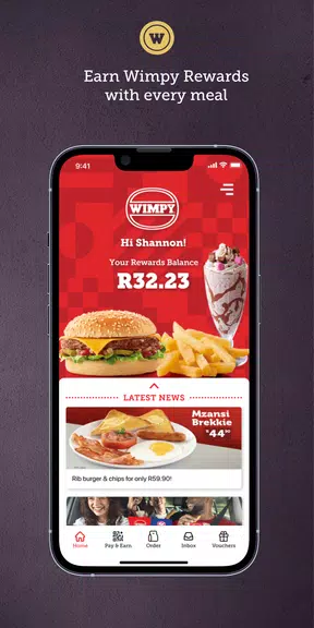 Wimpy Rewards App スクリーンショット 0