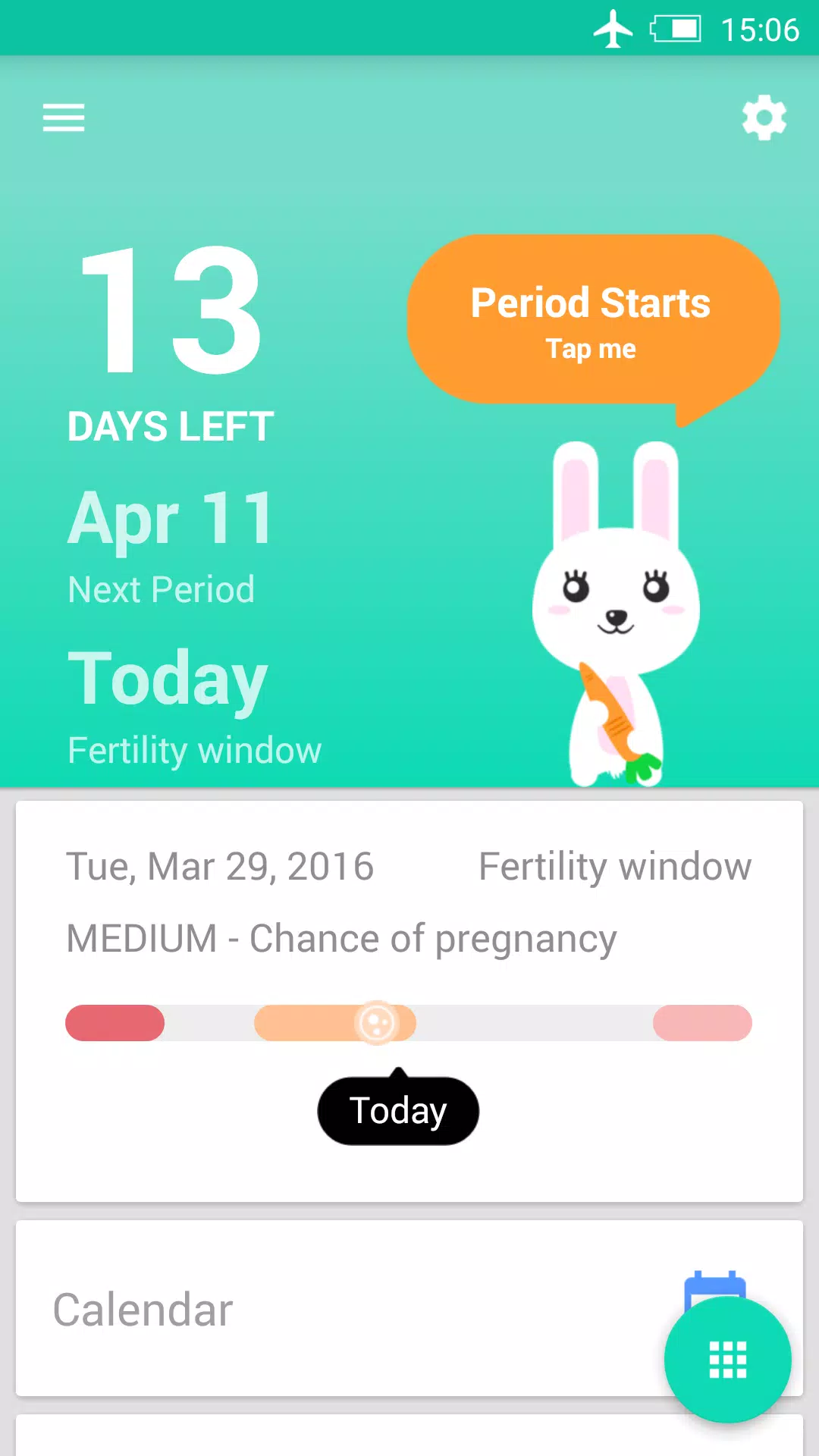 Period Tracker Ảnh chụp màn hình 0