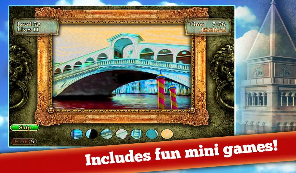 Mahjong Solitaire Venice Mystery -Free Puzzle Game Schermafbeelding 0