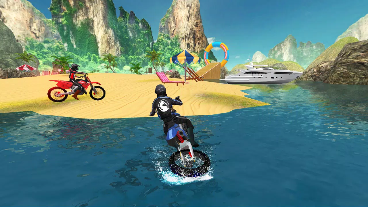 Bike Racing : Water Bike Games स्क्रीनशॉट 3