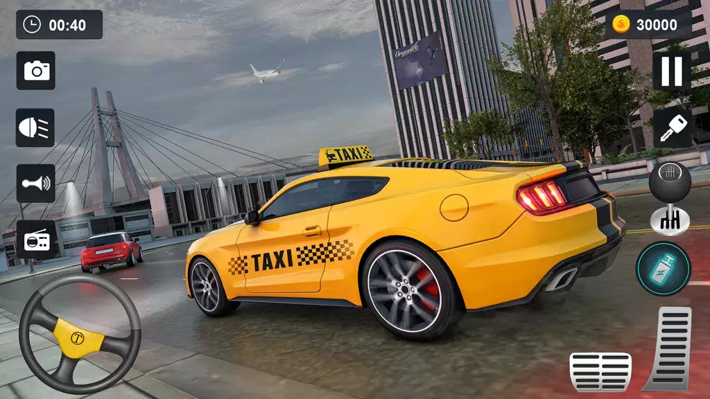 Taxi Simulator 3D - Taxi Games Captura de pantalla 3