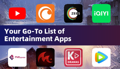 Uw go-to-lijst met entertainment-apps