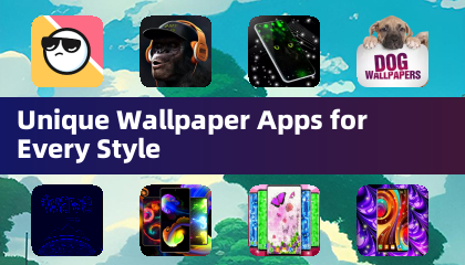 Einzigartige Tapeten -Apps für jeden Stil