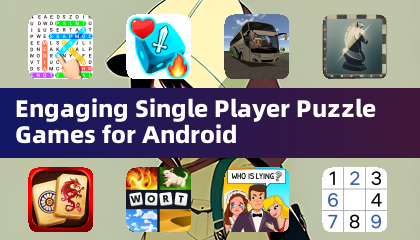 Jeux de puzzle solo captivants pour Android