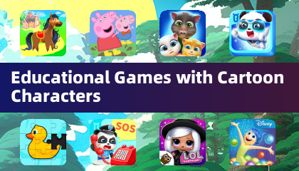 Educational Games with Cartoon Characters