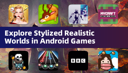 Explore mundos estilizados realistas em jogos para Android