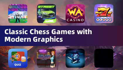 Klassische Schachspiele mit moderner Grafik
