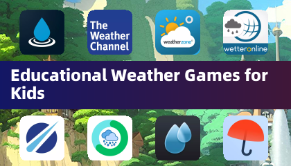 Bildungsspiele zum Wetter für Kinder
