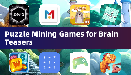 Puzzle Mining Games for Brain Teasers
