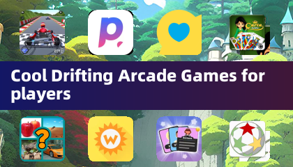 플레이어를 위한 멋진 드리프팅 아케이드 게임