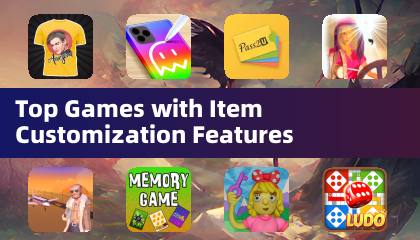 アイテムカスタマイズ機能付き人気ゲーム