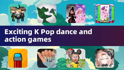 Jeux de danse K-Pop et d'action palpitants